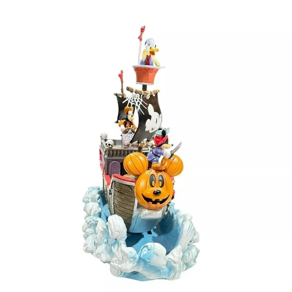Disney Halloween Animated Pirate Ship with Lights And Music Mickey Mouse